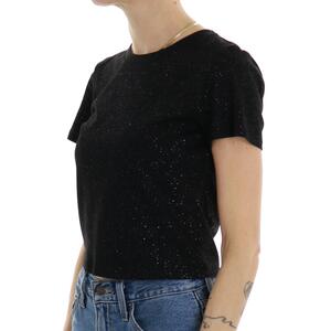 T-SHIRT CROP NERO